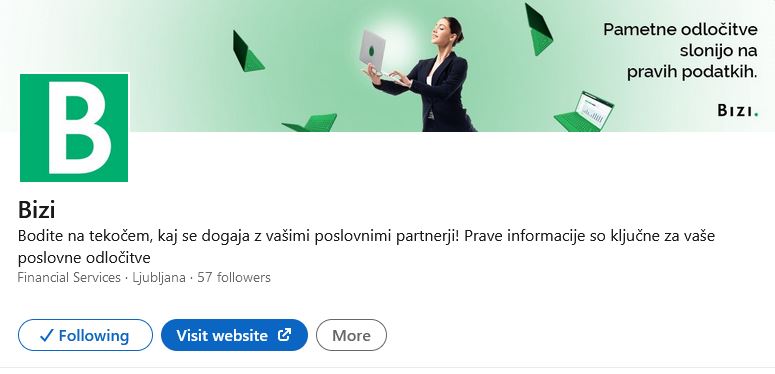Sledite nam na omrežju LinkedIn