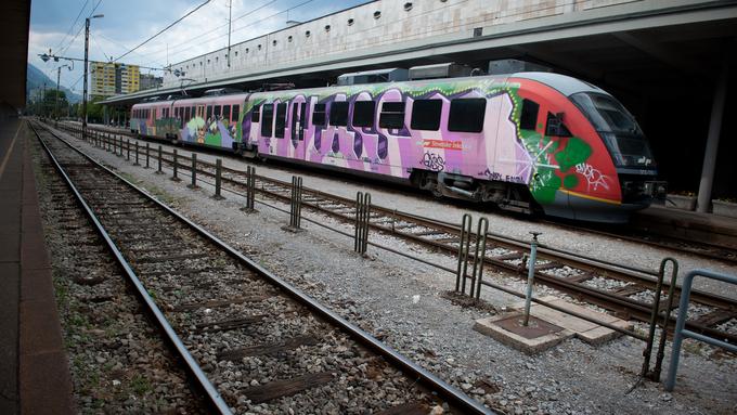 Slovenske železnice z novo pridobitvijo nad grafitarje