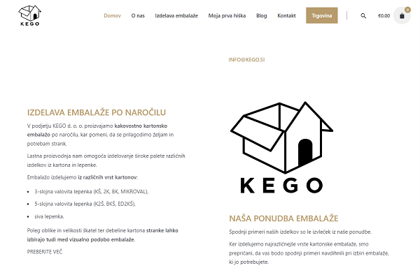 Obišči  https://www.kego.si