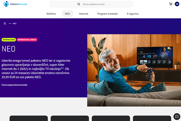 Obišči  https://www.telekom.si/neo