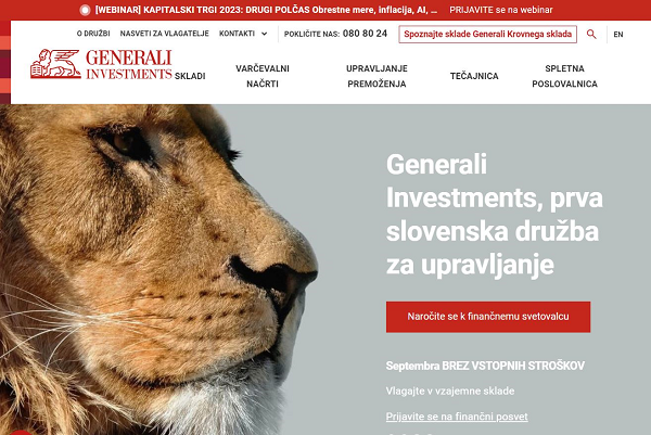 Obišči  https://www.generali-investments.si